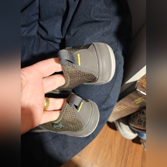 Mens Chaco Sneakers Performance Footwear Size 9.5 Gray And Yellow Lace Up - Picture 4 of 7